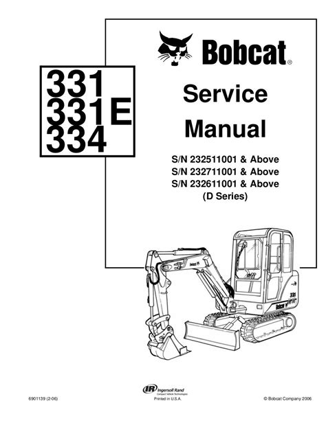 2005 bobcat 331 mini excavator|bobcat 331 owners manual.